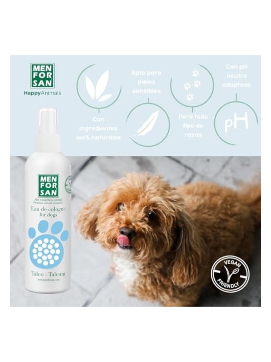 Fragranza per cani EAU DE COLOGNE FOR DOGS talco 125ml
