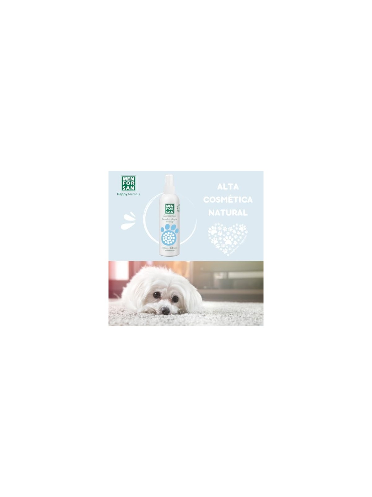 Fragranza per cani EAU DE COLOGNE FOR DOGS talco 125ml