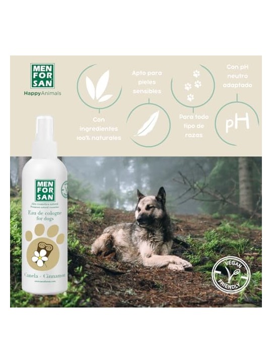 Profumo per cani Men For San ACQUA DI COLONIA PER CANI canela 125ml unisex