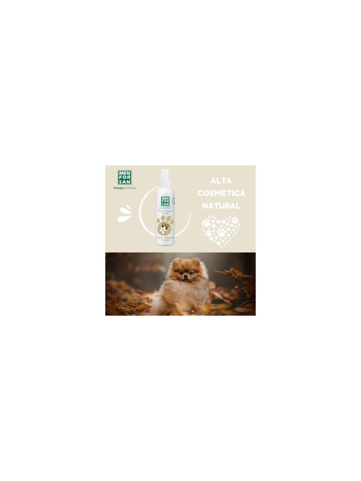 Profumo per cani Men For San ACQUA DI COLONIA PER CANI canela 125ml unisex