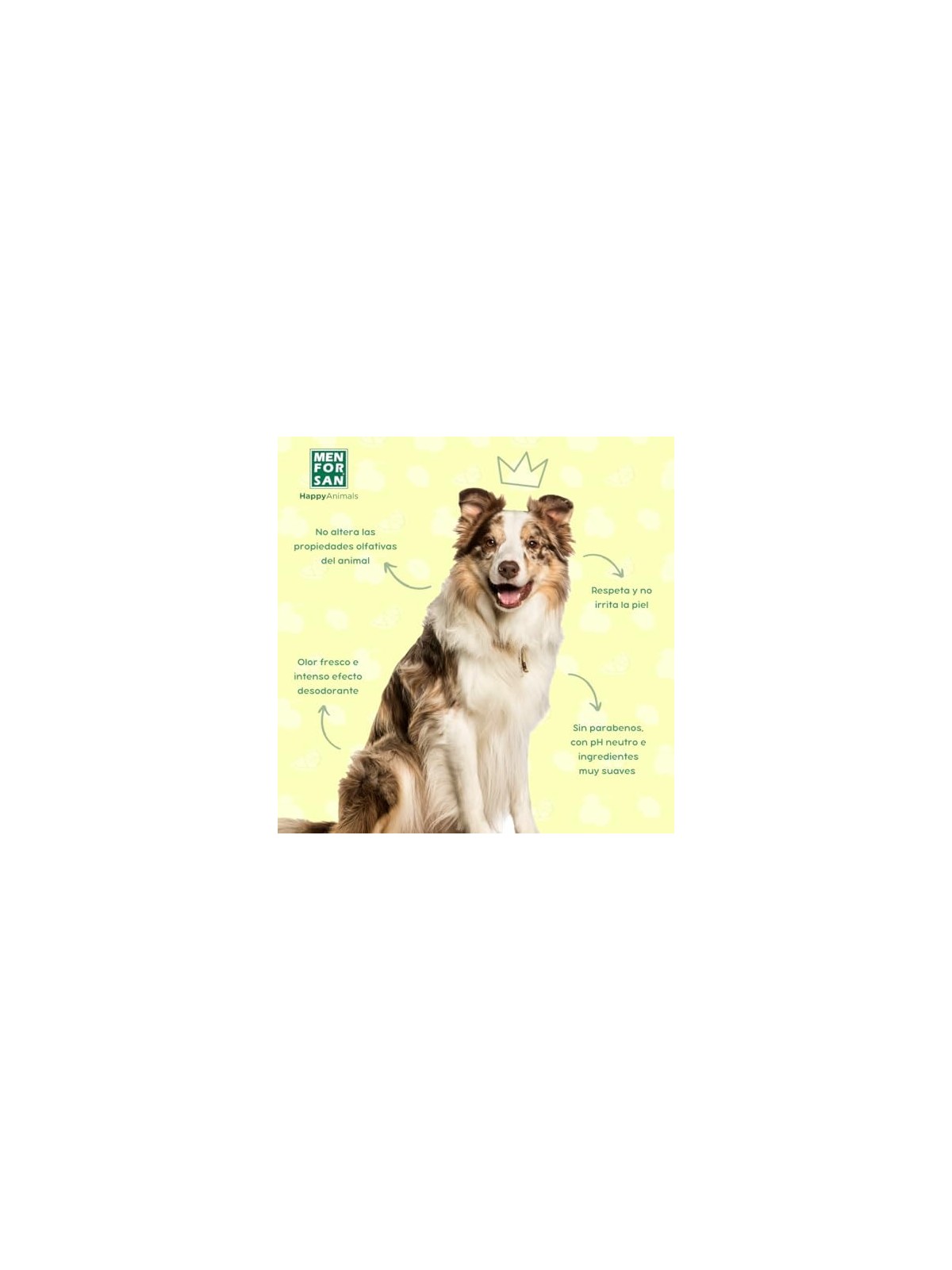 Profumo unisex per cani Men For San ACQUA DI COLONIA PER CANI limone 125ml
