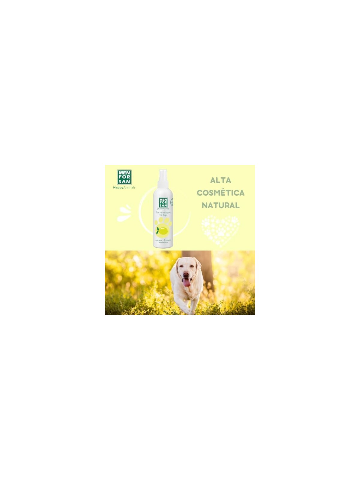 Profumo unisex per cani Men For San ACQUA DI COLONIA PER CANI limone 125ml