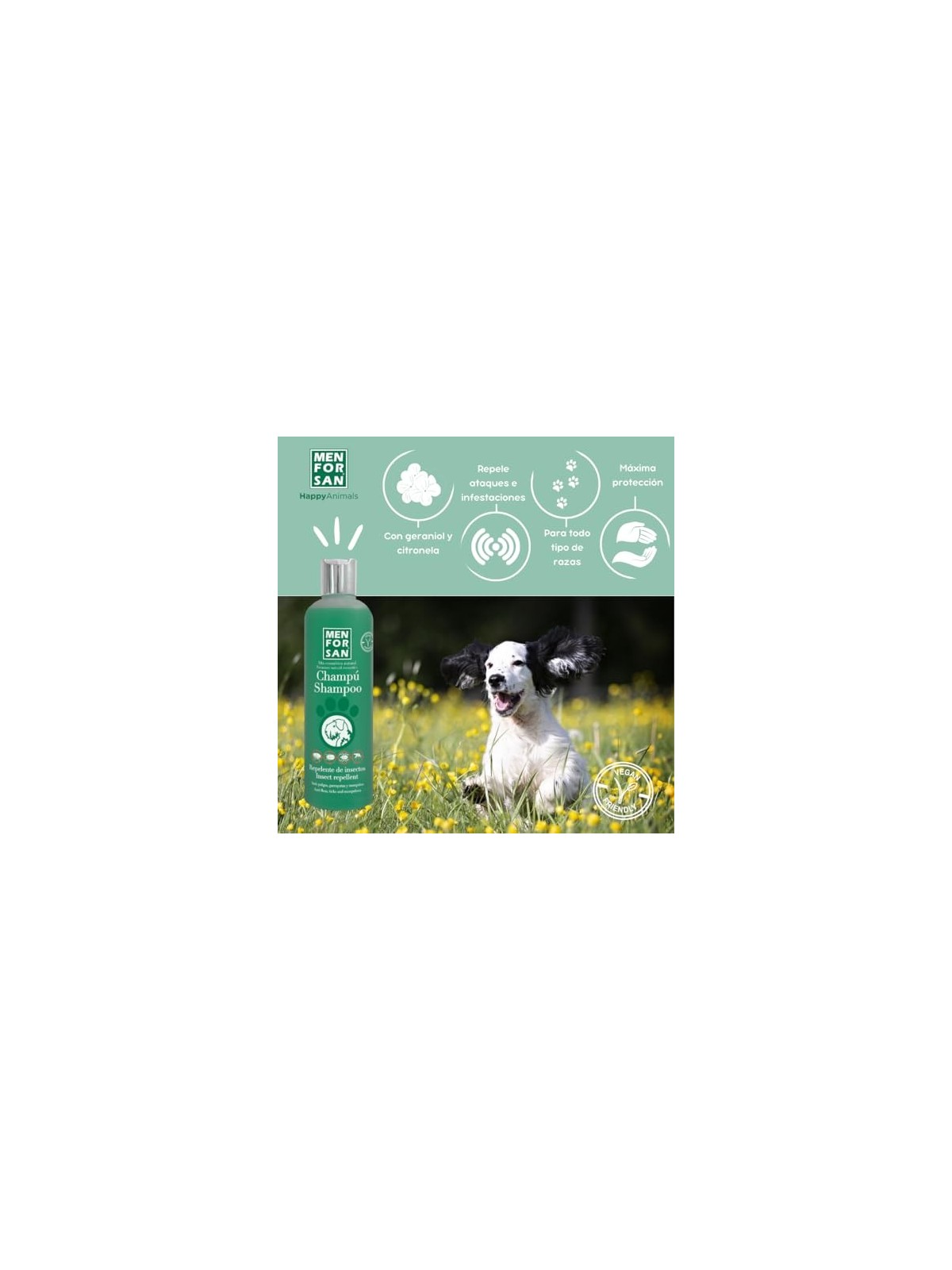 Shampoo repellente per insetti con citronella 300ml unisex