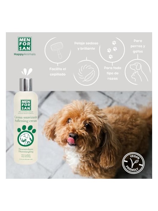 Crema ammorbidente per cani e gatti Men For San 300ml