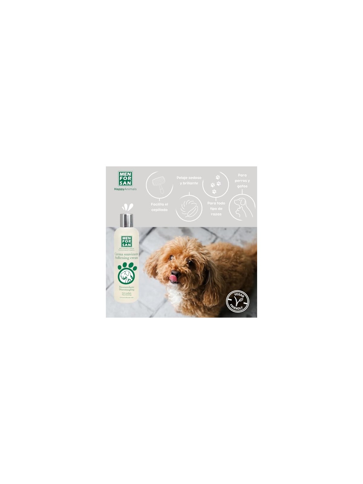 Crema ammorbidente per cani e gatti Men For San 300ml