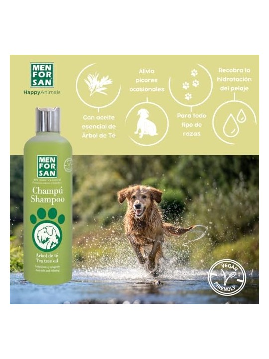 Shampoo Men For San con albero del tï¿½ï¿½ antiprurito e rilassante 300ml unisex