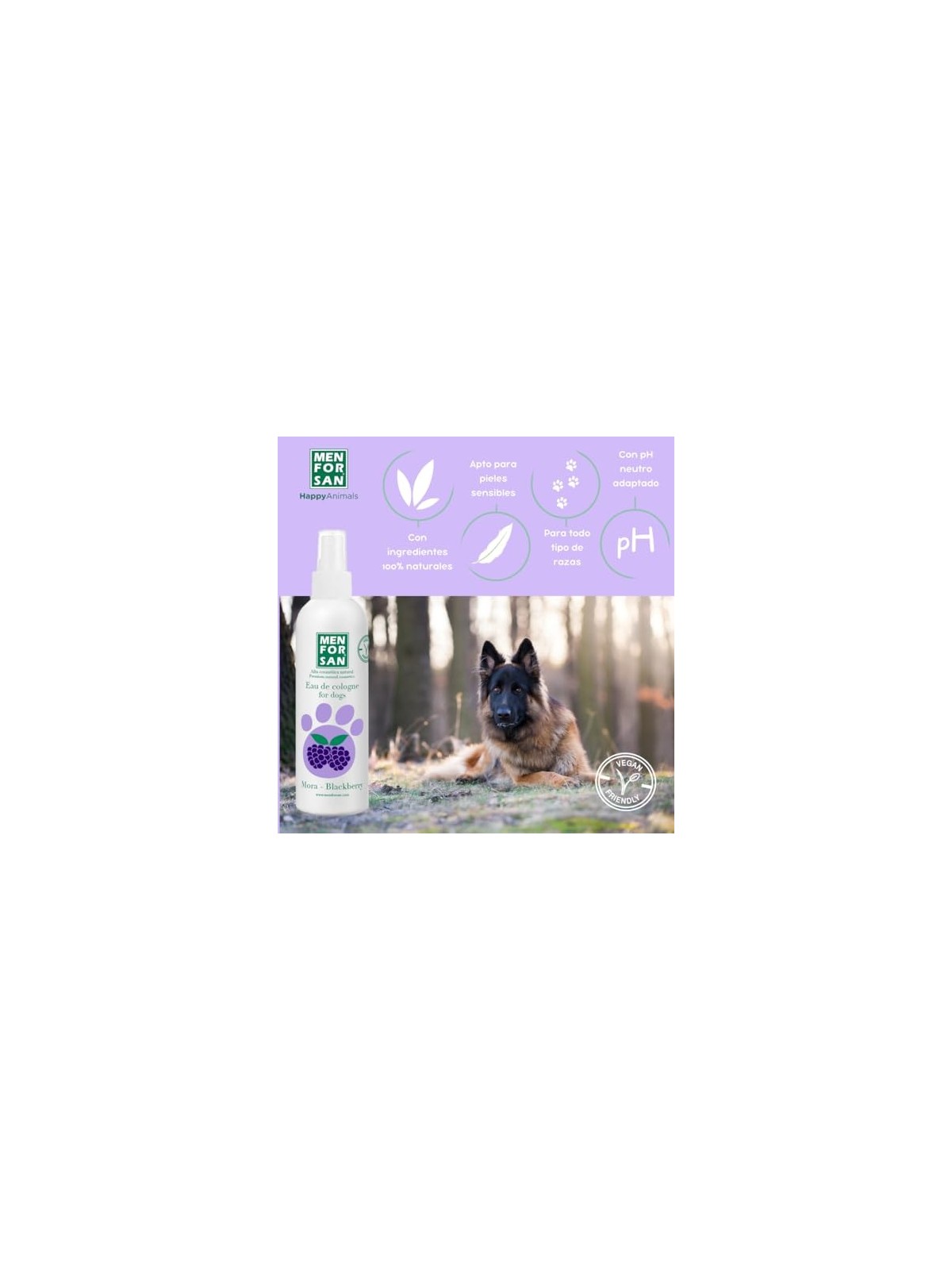 Eau de Cologne per cani mora 125ml unisex
