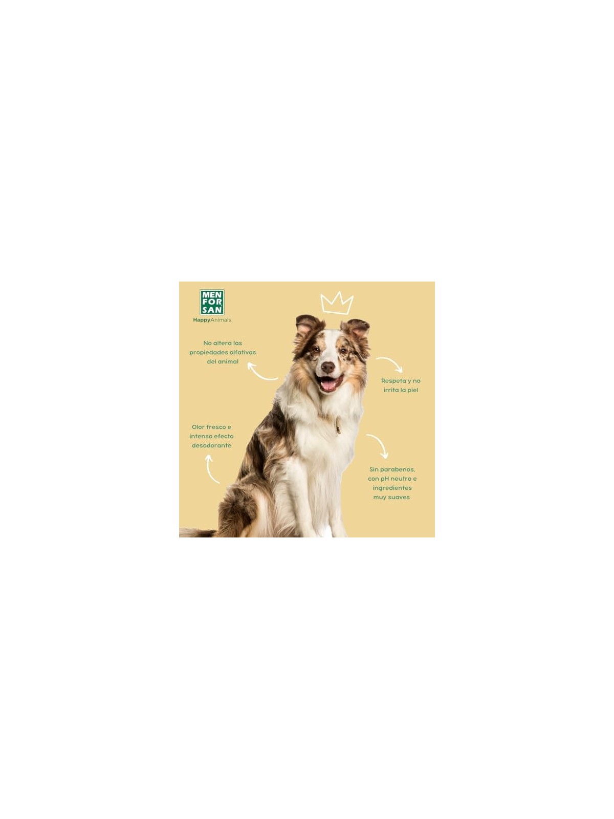 Profumo unisex alla vaniglia per cani Men For San 125ml