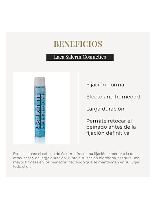 Lacca per capelli normale Salerm 650ml