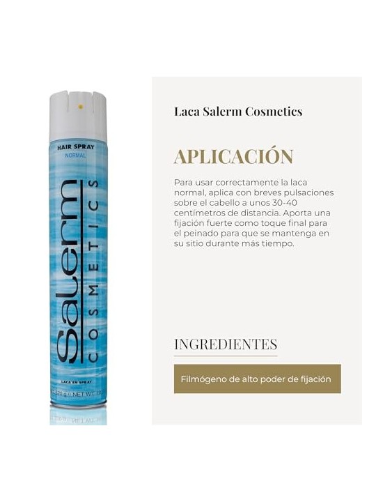Lacca per capelli normale Salerm 650ml