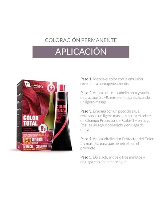 Azalea COLOR TOTAL 86rojo intenso 1 unit donna
