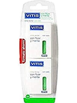 VITIS Vitis Filo Dentale con Fluoruro e Menta Duo 2 Unit Unisex