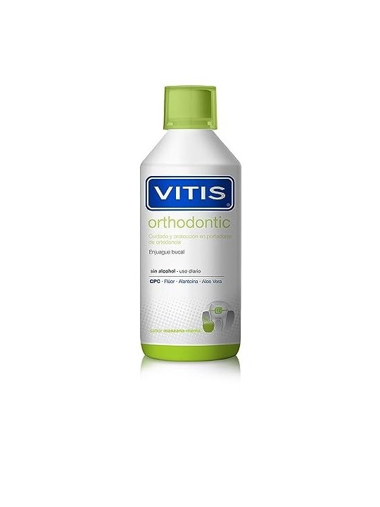 VITIS Collutorio ORTHODONTIC Mela menta 1000ml unisex