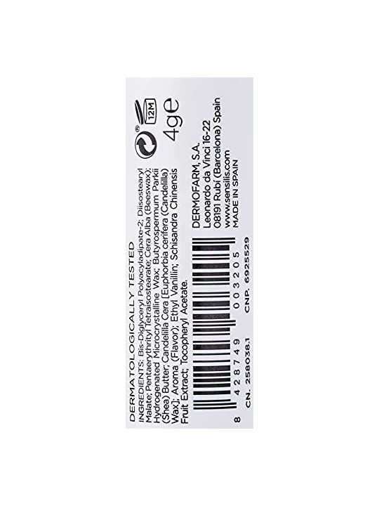 Protettore labiale idratante Sensilis HYDRACTION 4 gr unisex