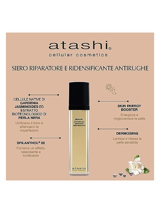 Atashi CELULLAR COSMETIC siero riparatore redensificante antirughe 50ml donna