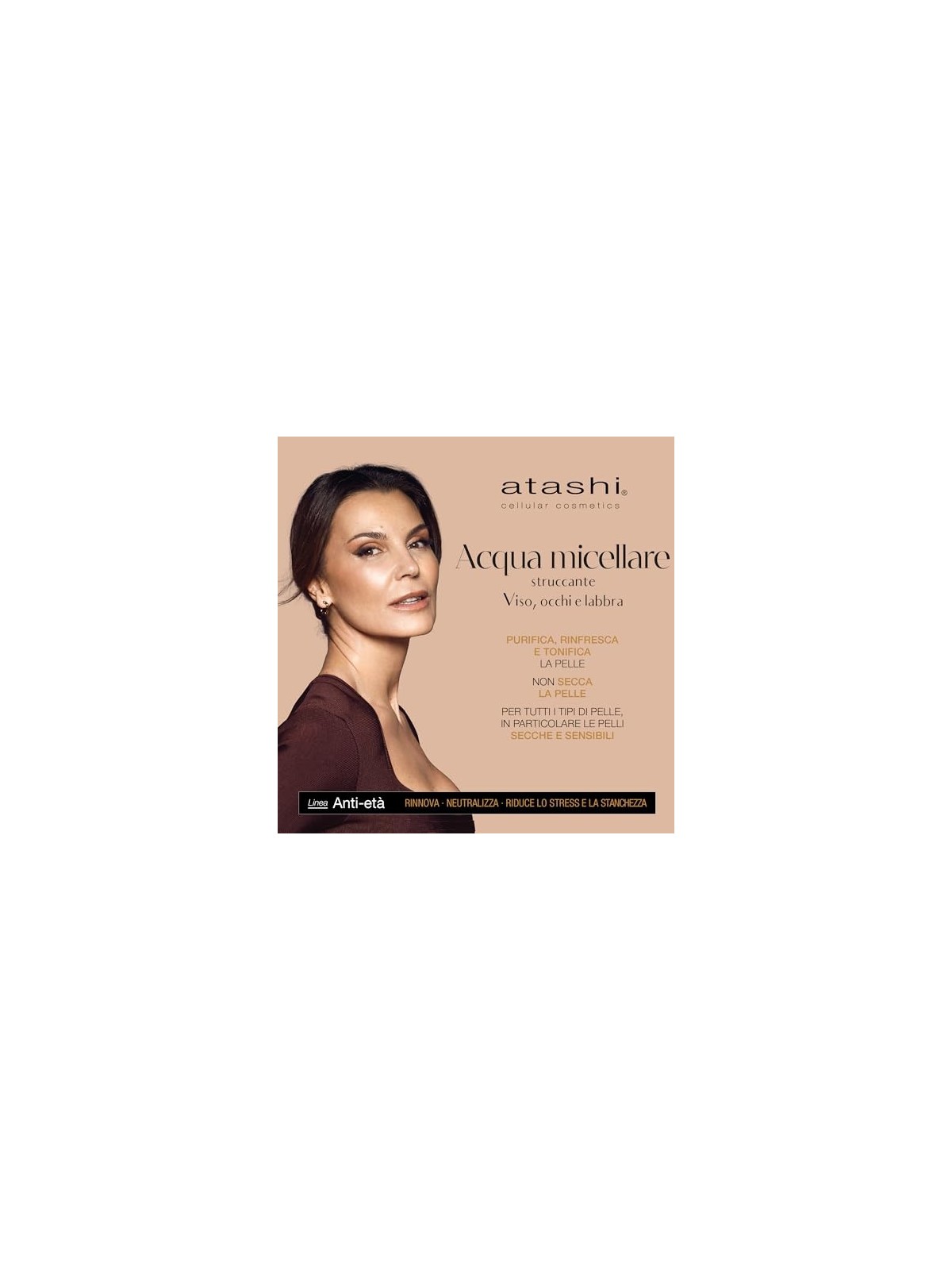 Micellare Atashi CELLULAR COSMETIC 250ml: pulizia efficace per tutti