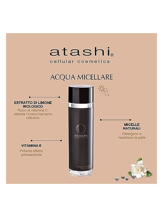 Micellare Atashi CELLULAR COSMETIC 250ml: pulizia efficace per tutti