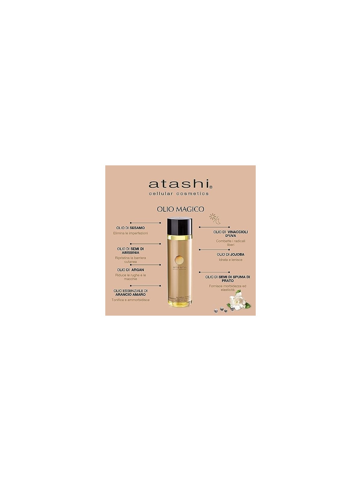 Olio magico rilassante multifunzionale Atashi 250ml - Donna