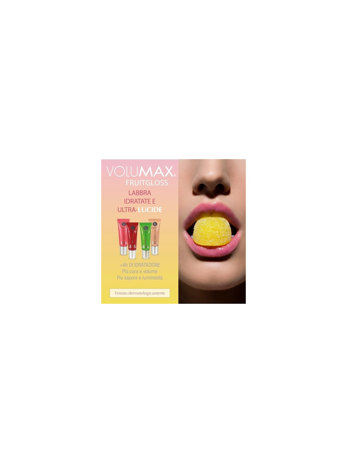 Volumax Fruitgloss Intenso Fragola Balsamo Labbra Idratante 75ml unisex