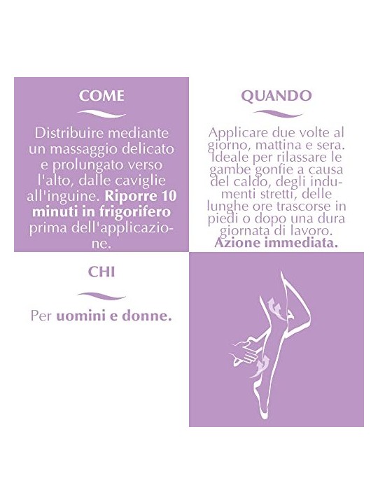 Gel rivitalizzante E'Lifexir per Gambe Stanche Actidren 200ml unisex