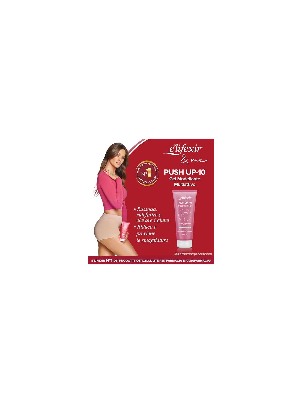 Gel snellente unisex E'Lifexir Culo 10 Multiactive Sculptor 200ml