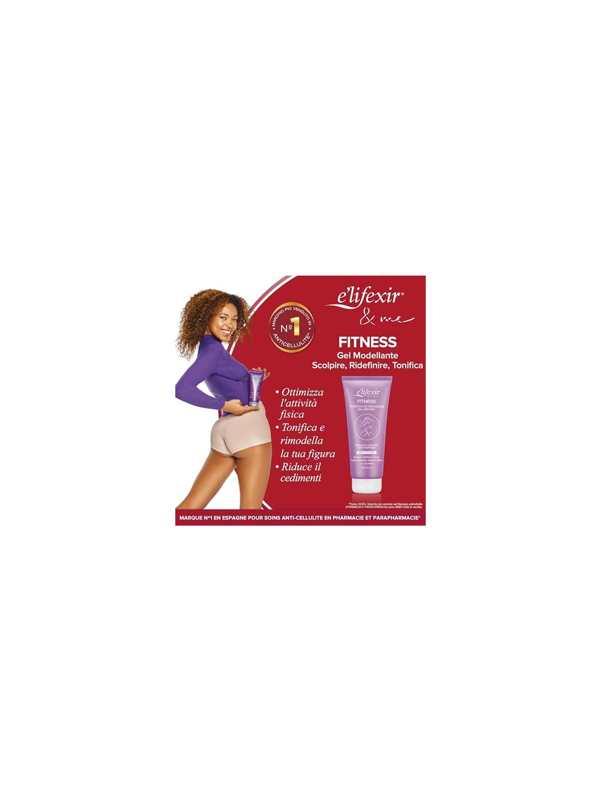 Tonifying gel E'Lifexir Fitness 200ml unisex