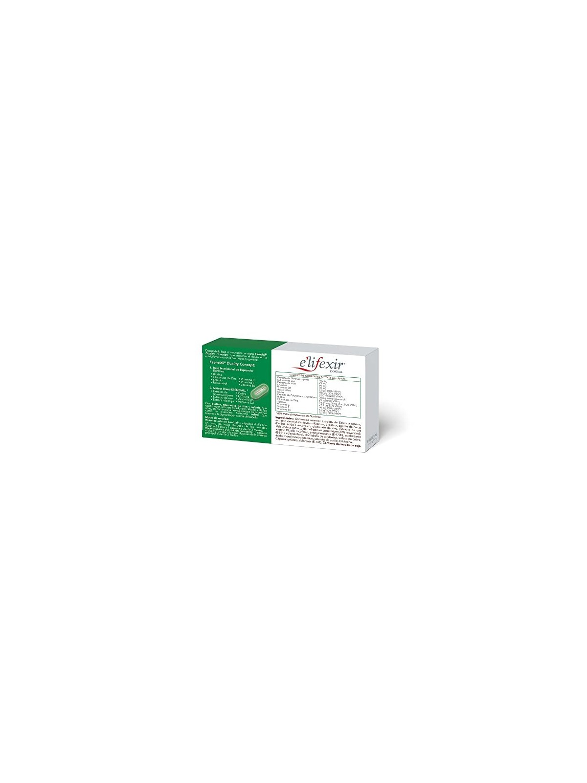 ELifexir ESENCIALL redensificante capilar cpsulas 30 u