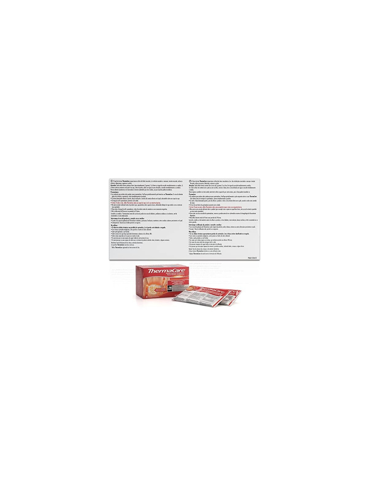 Fasce Autoriscaldanti per Schiena e Lombare THERMACARE 4 Unitï¿½ï¿½ Unisex
