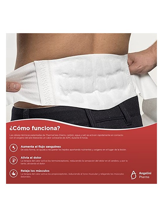 Fasce Autoriscaldanti per Schiena e Lombare THERMACARE 4 Unitï¿½ï¿½ Unisex