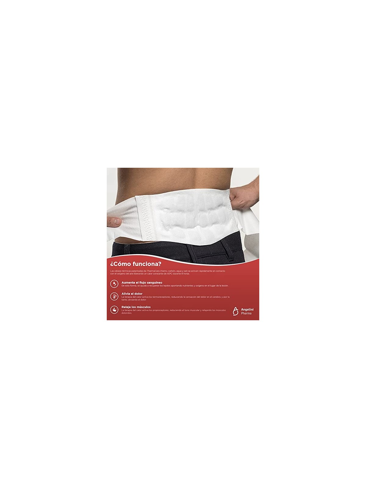 Fasce Autoriscaldanti per Schiena e Lombare THERMACARE 4 Unitï¿½ï¿½ Unisex