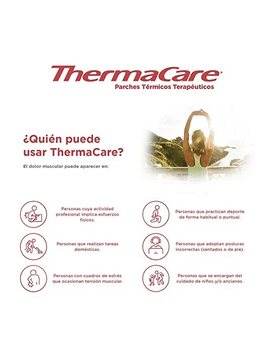 Fasce Autoriscaldanti per Schiena e Lombare THERMACARE 4 Unitï¿½ï¿½ Unisex