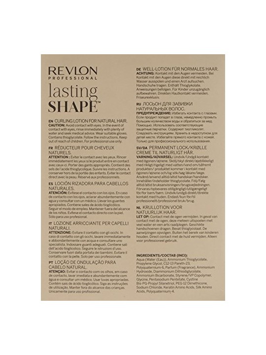 Revlon LASTING SHAPE lozione per capelli naturali ricci 3 x 100ml unisex