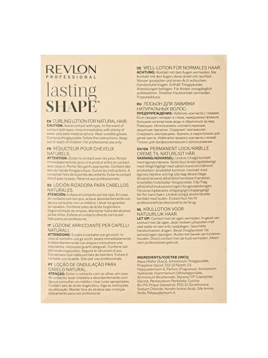 Revlon LASTING SHAPE lozione per capelli naturali ricci 3 x 100ml unisex