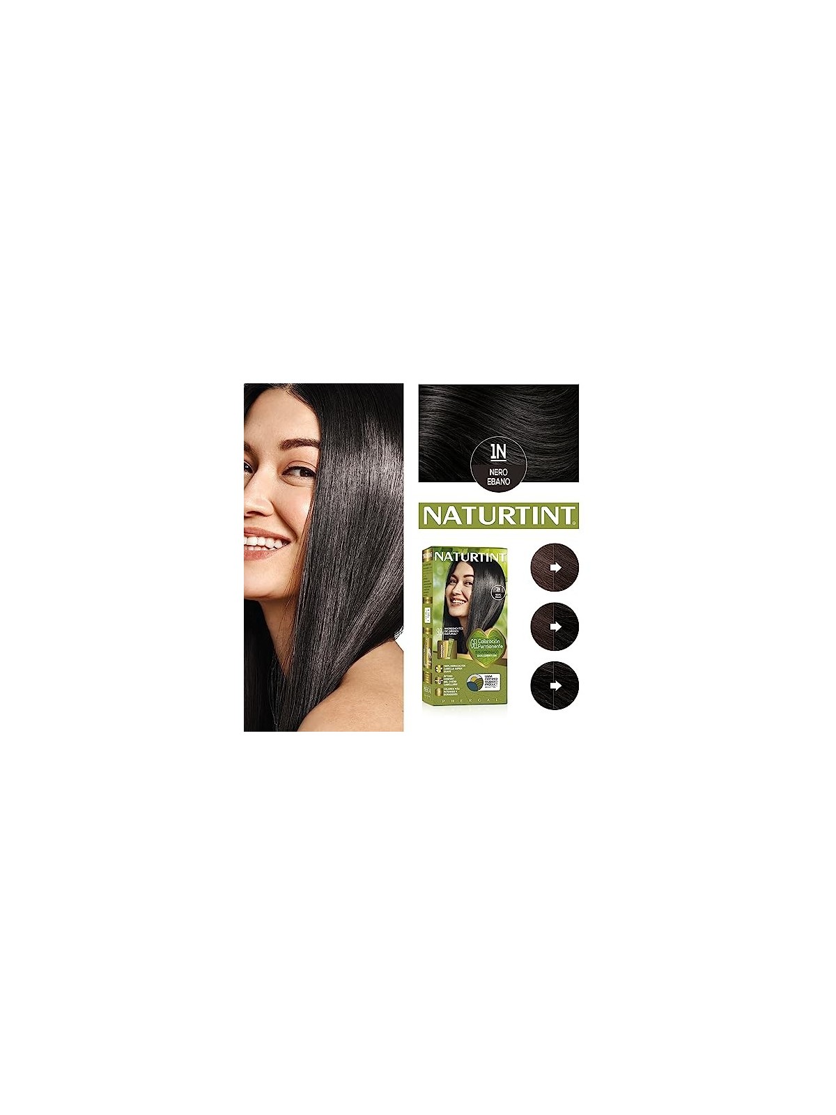 Naturtint NATURTINT 1N ebano nero 170ml donna