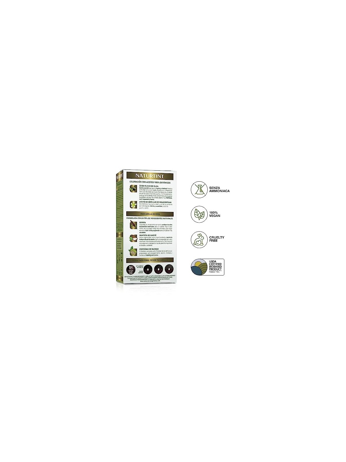 Naturtint 5M Castano Chiaro Mogano 170ml Donna