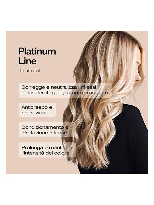 Balsamo capelli platino, nasconde sfumature gialle 200ml donna