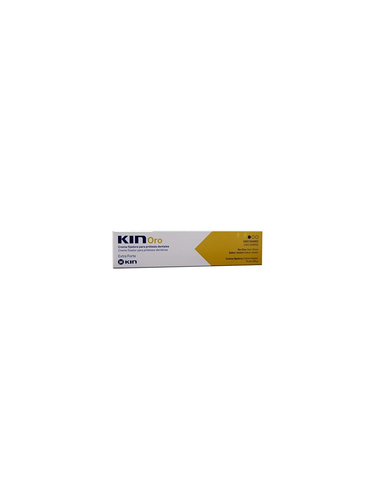 Kin KIN ORO crema fissativa per protesi dentarie 75ml unisex
