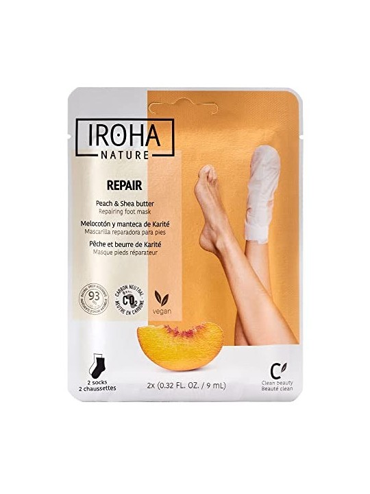 Maschera per piedi Iroha PEACH riparatori 2 unitï¿½ï¿½ unisex