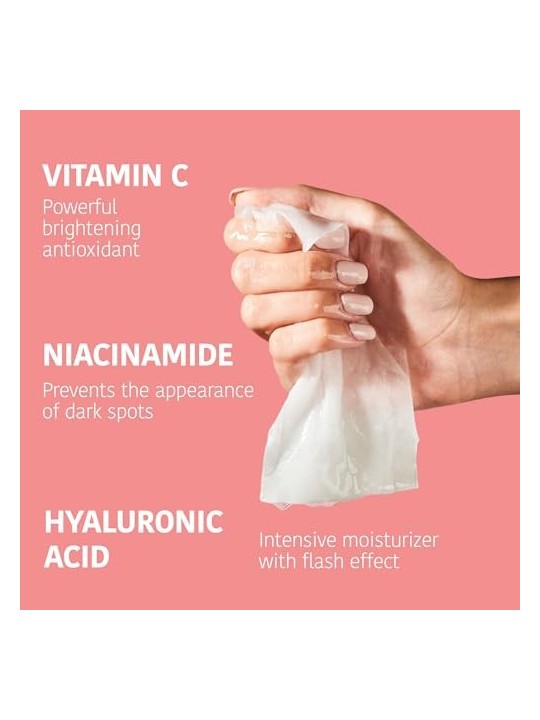 Iroha MASCHERA DI TESSUTO illuminante vitamina C HA 1 unit donna