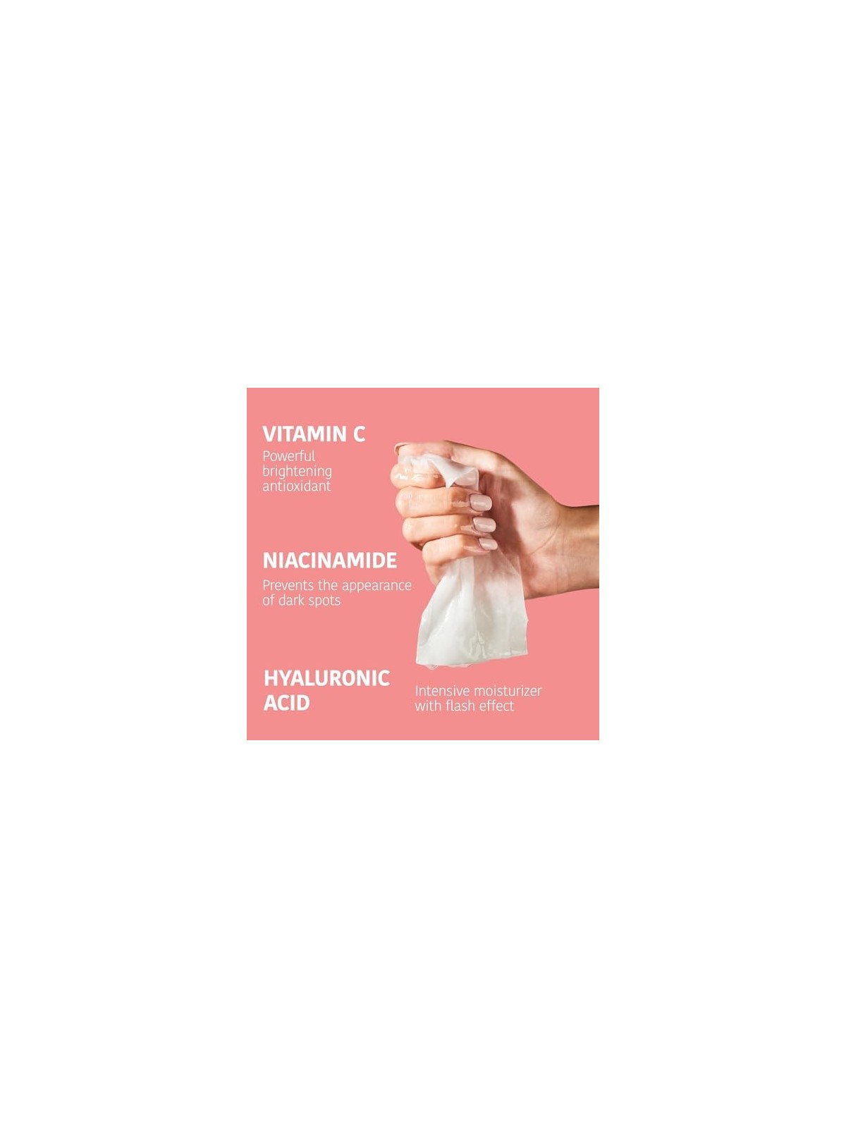 Iroha MASCHERA DI TESSUTO illuminante vitamina C HA 1 unit donna