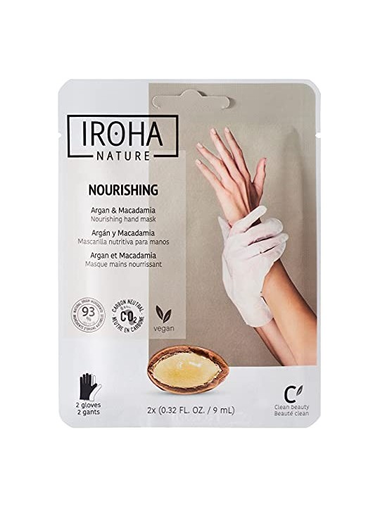 Maschera nutriente per le mani Iroha ARGAN e MACADAMIA 1 unitï¿½ï¿½