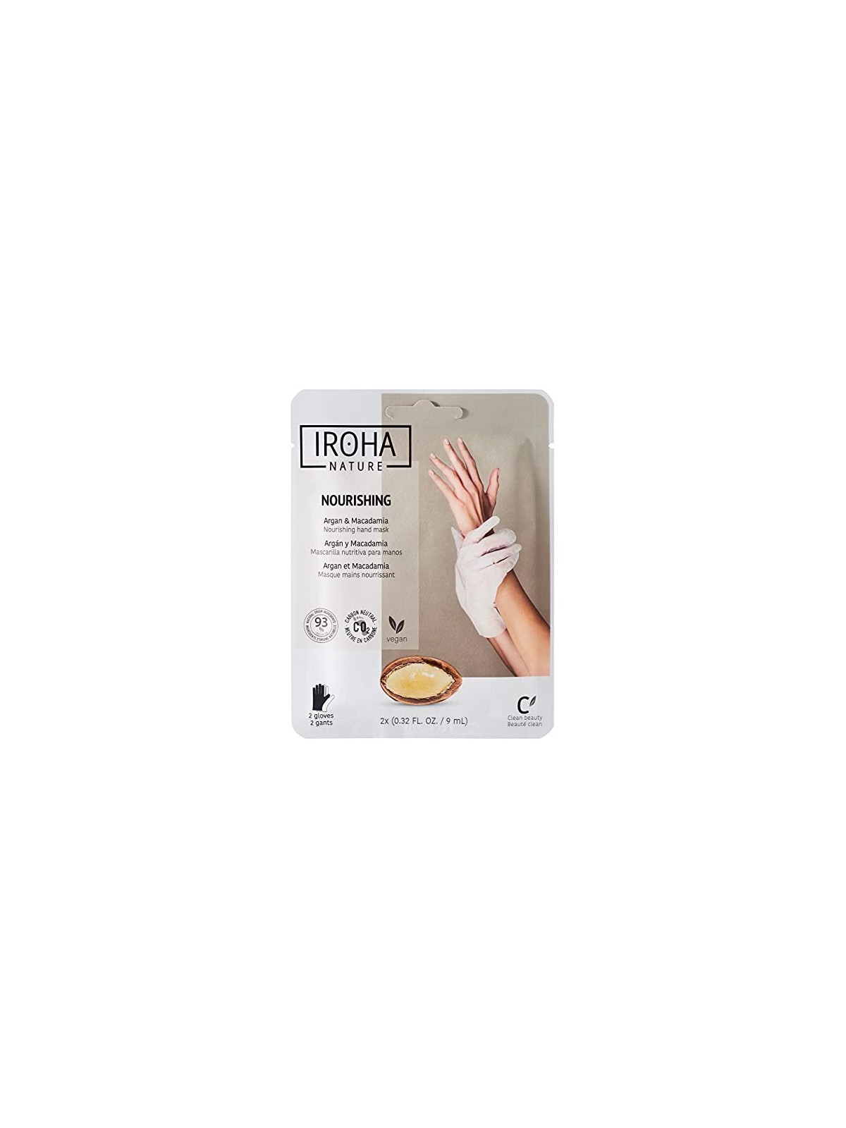 Maschera nutriente per le mani Iroha ARGAN e MACADAMIA 1 unitï¿½ï¿½