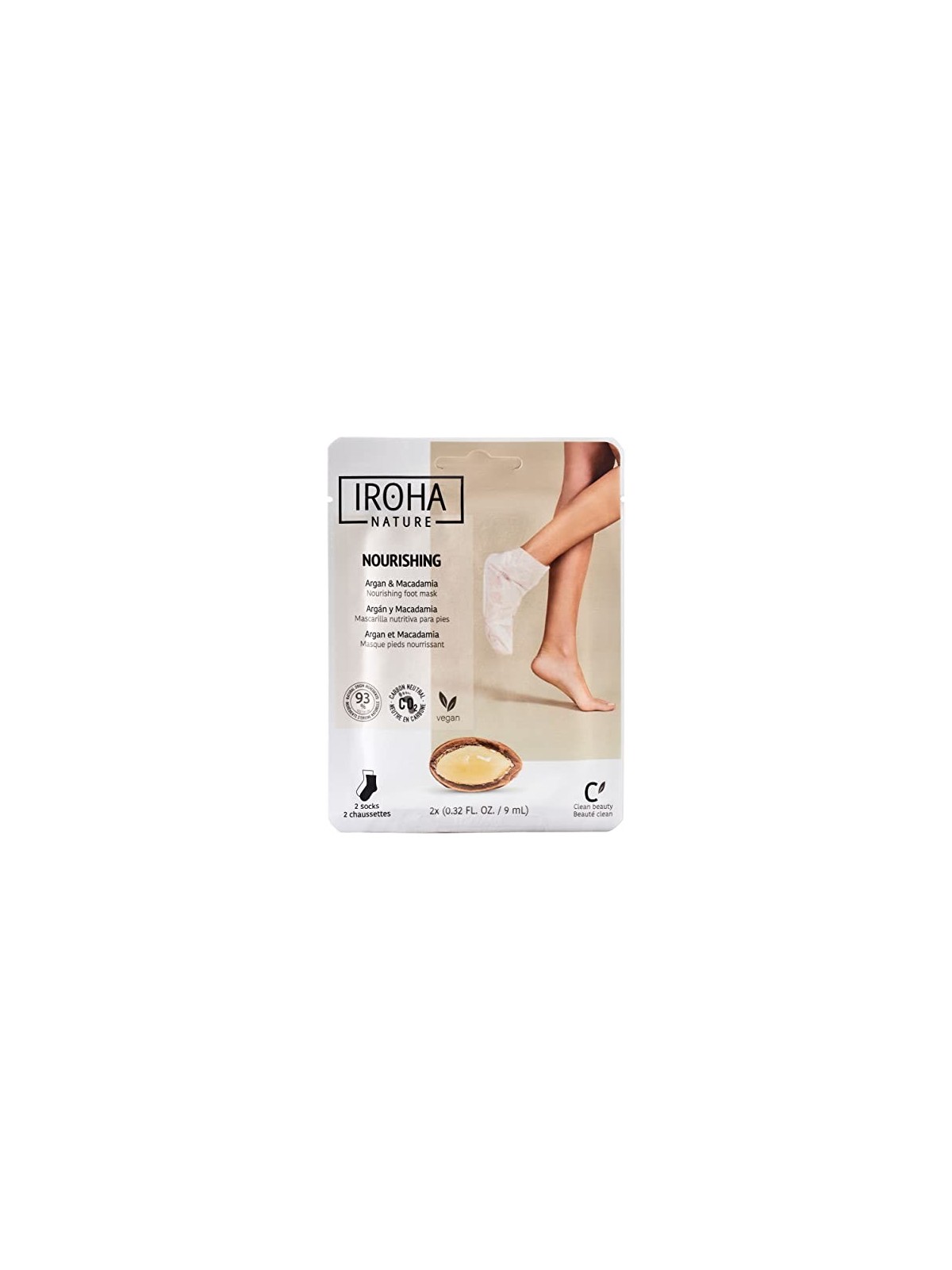 Calze nutrienti Iroha ARGAN e MACADAMIA 1 unitï¿½ï¿½ unisex