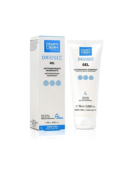 Martiderm Driosec Gel per Mani e Piedi 75ml Unisex