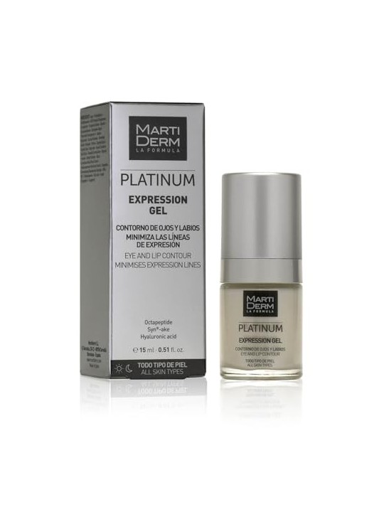 Gel contorno occhi e labbra Martiderm PLATINUM EXPRESSION 15ml unisex