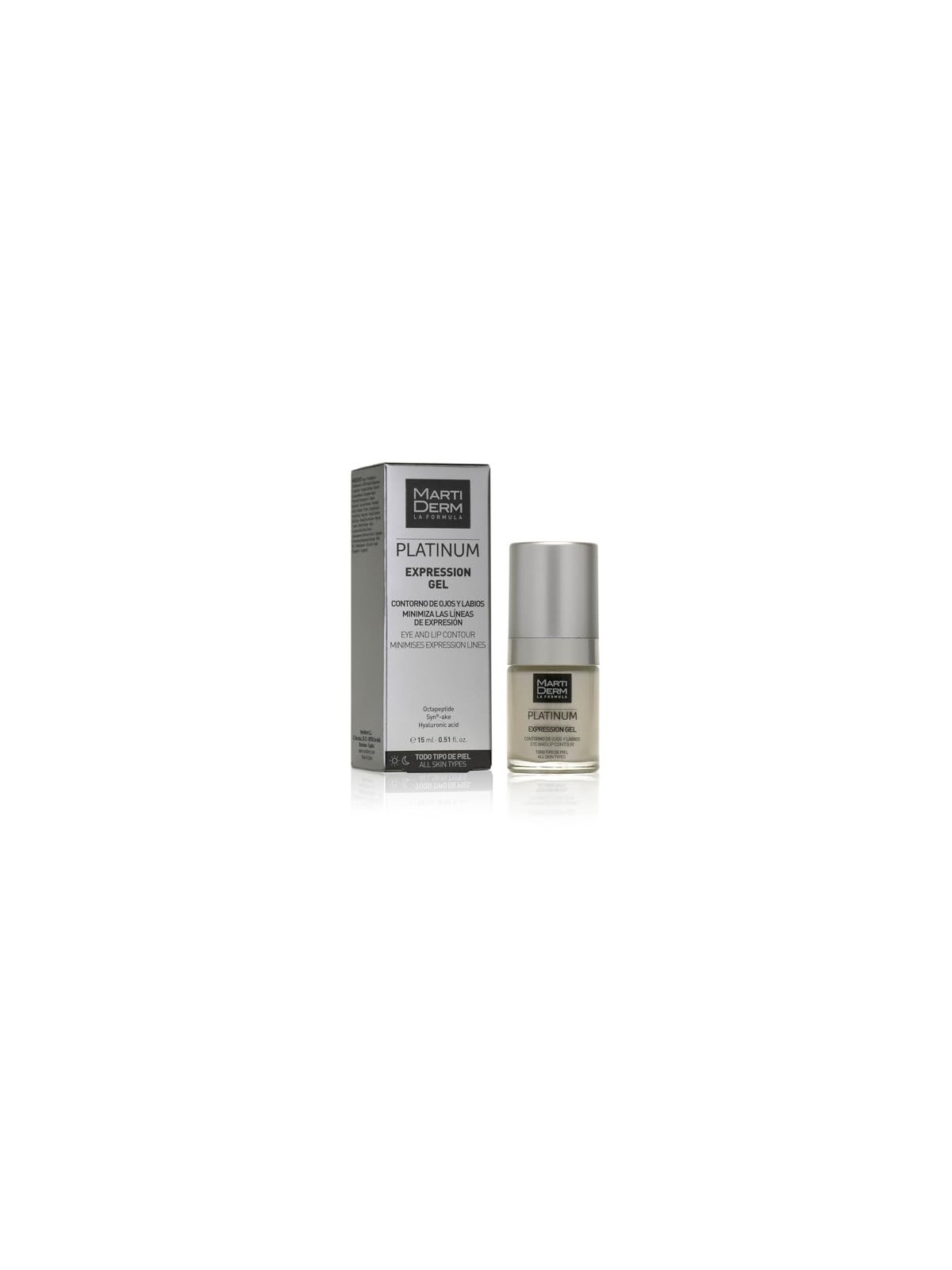 Gel contorno occhi e labbra Martiderm PLATINUM EXPRESSION 15ml unisex