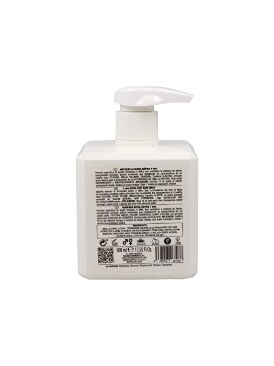 Maschera 1 Minuto ULTRA-RAPIDA Voltage Cosmetics 500ml Unisex