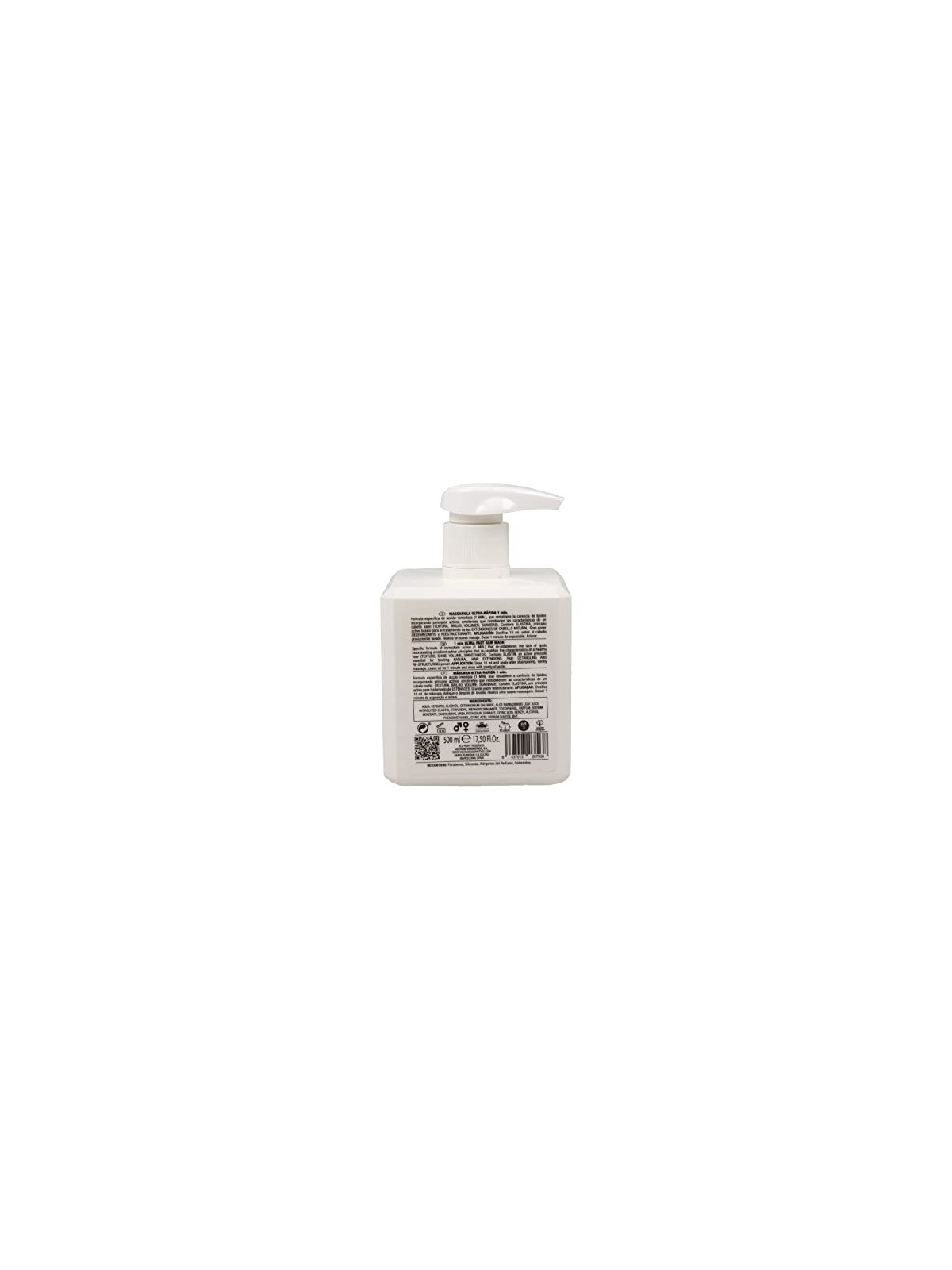 Maschera 1 Minuto ULTRA-RAPIDA Voltage Cosmetics 500ml Unisex