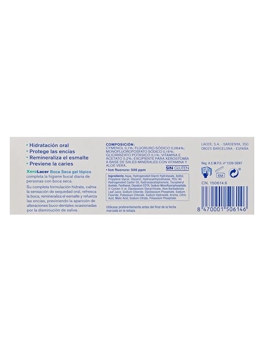 Gel topico bocca secca Lacer XEROLACER 50ml