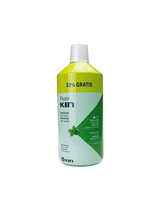 Kin FLUORKIN ANTICARIES collutorio 750 250ml unisex